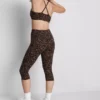 Leopard active capri leggings Leopard active capri leggings