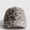 Leopard print baseball cap
