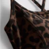 Leopard racerback active crop top Leopard racerback active crop top