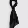 Lightweight frayed-edge scarf Lightweight frayed-edge scarf