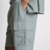 Linen-blend cargo shorts Linen-blend cargo shorts