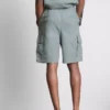 Linen-blend cargo shorts Linen-blend cargo shorts