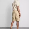 Linen-blend cargo shorts Linen-blend cargo shorts