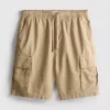 Linen-blend cargo shorts Linen-blend cargo shorts