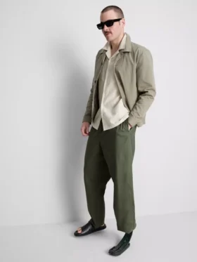 Linen blend pants