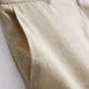 Linen-blend pleated bermuda shorts Linen-blend pleated bermuda shorts