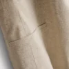 Linen-blend short-sleeve blazer Linen-blend short-sleeve blazer