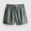 Linen blend striped shorts Linen blend striped shorts