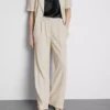Linen-blend wide-leg pants Linen-blend wide-leg pants