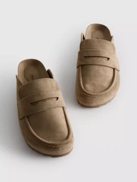 Loafer clog sandals