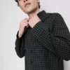Long plaid poplin pajamas