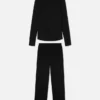 Long sleeve top and sweatpants pajama set Long sleeve top and sweatpants pajama set
