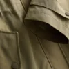 Longline cinched hooded raincoat Longline cinched hooded raincoat