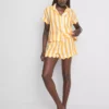 Love to lounge cotton ruffle pajama shirt Love to lounge cotton ruffle pajama shirt