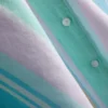 Love to lounge cropped pastel striped pajama shirt Love to lounge cropped pastel striped pajama shirt