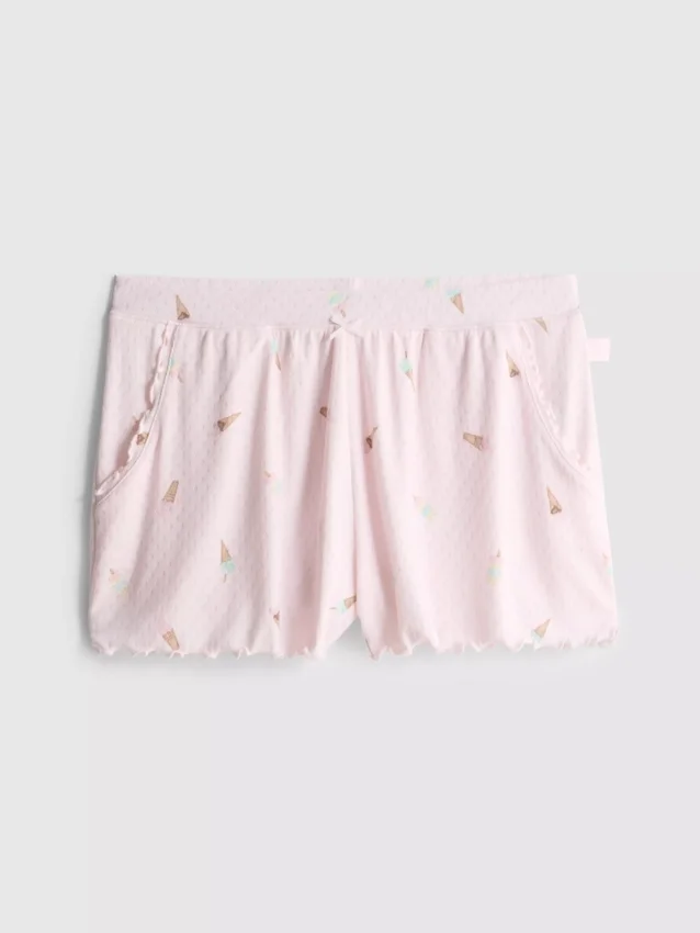 Love to lounge ice cream ruffle pajama shorts Love to lounge ice cream ruffle pajama shorts