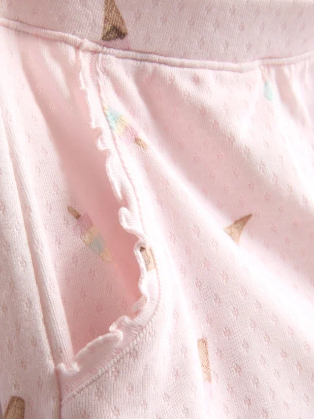 Love to lounge ice cream ruffle pajama shorts Love to lounge ice cream ruffle pajama shorts