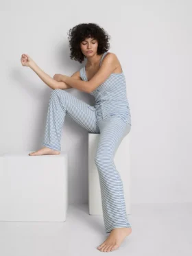 Love to lounge ribbed striped pajama bottoms Love to lounge ribbed striped pajama bottoms
