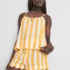 Love to lounge striped ruffle pajama cami Love to lounge striped ruffle pajama cami