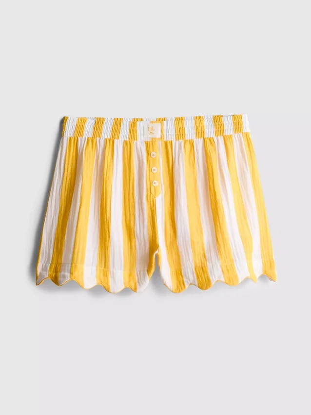 Love to lounge striped ruffle pajama shorts Love to lounge striped ruffle pajama shorts