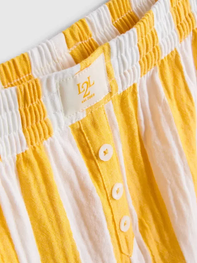 Love to lounge striped ruffle pajama shorts Love to lounge striped ruffle pajama shorts