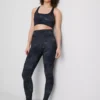 Marble print racerback active crop top Marble print racerback active crop top