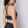Marble print racerback active crop top Marble print racerback active crop top