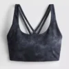 Marble print racerback active crop top Marble print racerback active crop top