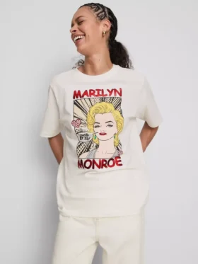 Marilyn monroe oversized cotton t-shirt