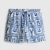 Mediterranean tile textured swimming shorts Mediterranean tile textured swimming shorts