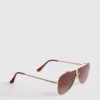 Metal aviator-style sunglasses Metal aviator-style sunglasses