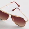 Metal aviator-style sunglasses Metal aviator-style sunglasses