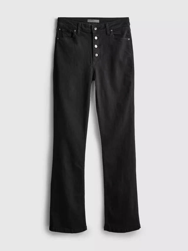 Mid rise cotton bootcut jeans Mid rise cotton bootcut jeans