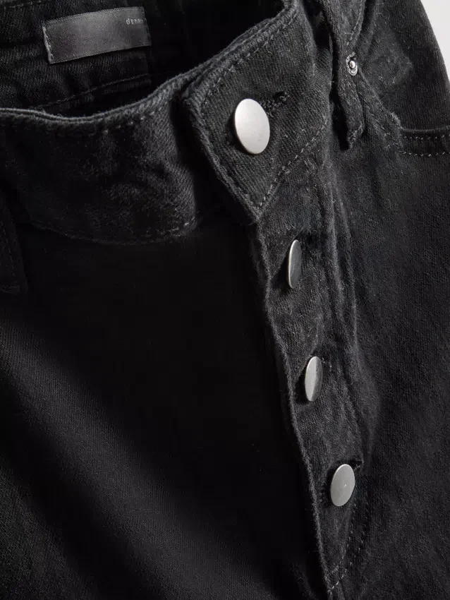 Mid rise cotton bootcut jeans Mid rise cotton bootcut jeans