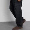 Mid-rise loose cargo jeans Mid-rise loose cargo jeans