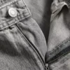 Mid-rise loose cargo jeans Mid-rise loose cargo jeans