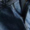 Mid-rise loose cargo jeans Mid-rise loose cargo jeans