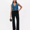Mid-rise ponte flared leggings Mid-rise ponte flared leggings