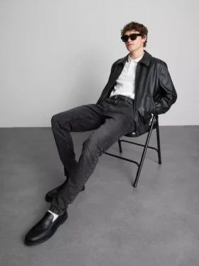 Mid-rise skinny jeans