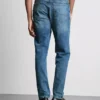 Mid-rise slim fit jeans