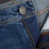 Mid-rise straight-leg jeans