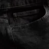 Mid-rise straight-leg jeans