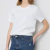 Mid-rise turn-up denim shorts Mid-rise turn-up denim shorts