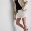 Mid-rise turn-up denim shorts Mid-rise turn-up denim shorts