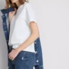 Mid-rise turn-up denim shorts Mid-rise turn-up denim shorts
