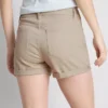 Mid-rise turn-up denim shorts Mid-rise turn-up denim shorts