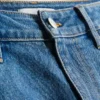 Mid-rise turn-up denim shorts Mid-rise turn-up denim shorts