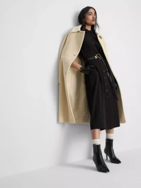 Midi shirt dress