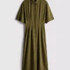 Midi shirt dress Midi shirt dress