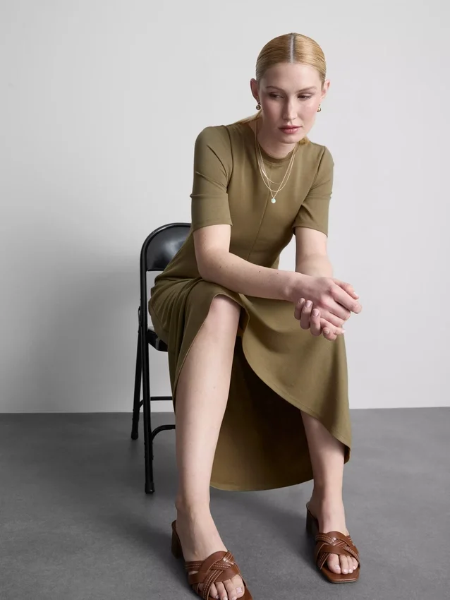 Midi t-shirt dress Midi t-shirt dress